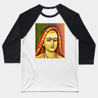 Adi Shankara Snow Portrait | Adi Shankara Artwork 15 Baseball T-Shirt